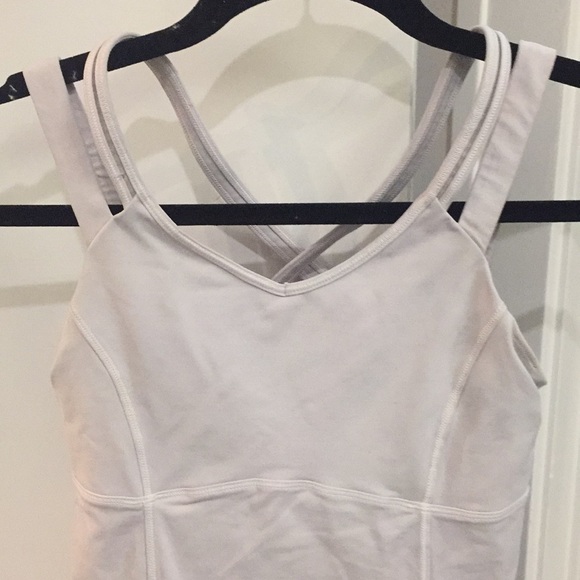 FINAL price drop! Lululemon white tank - Picture 3 of 5